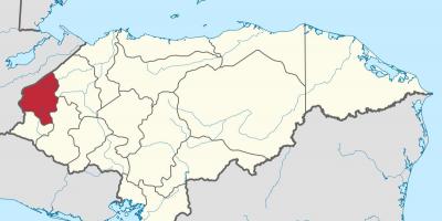 نقشہ کے copan ہونڈوراس