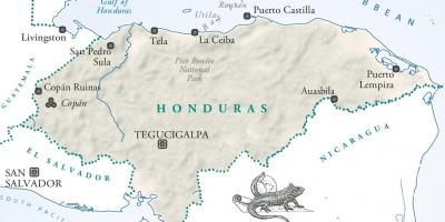 نقشہ کے لا کئیبا ہونڈوراس